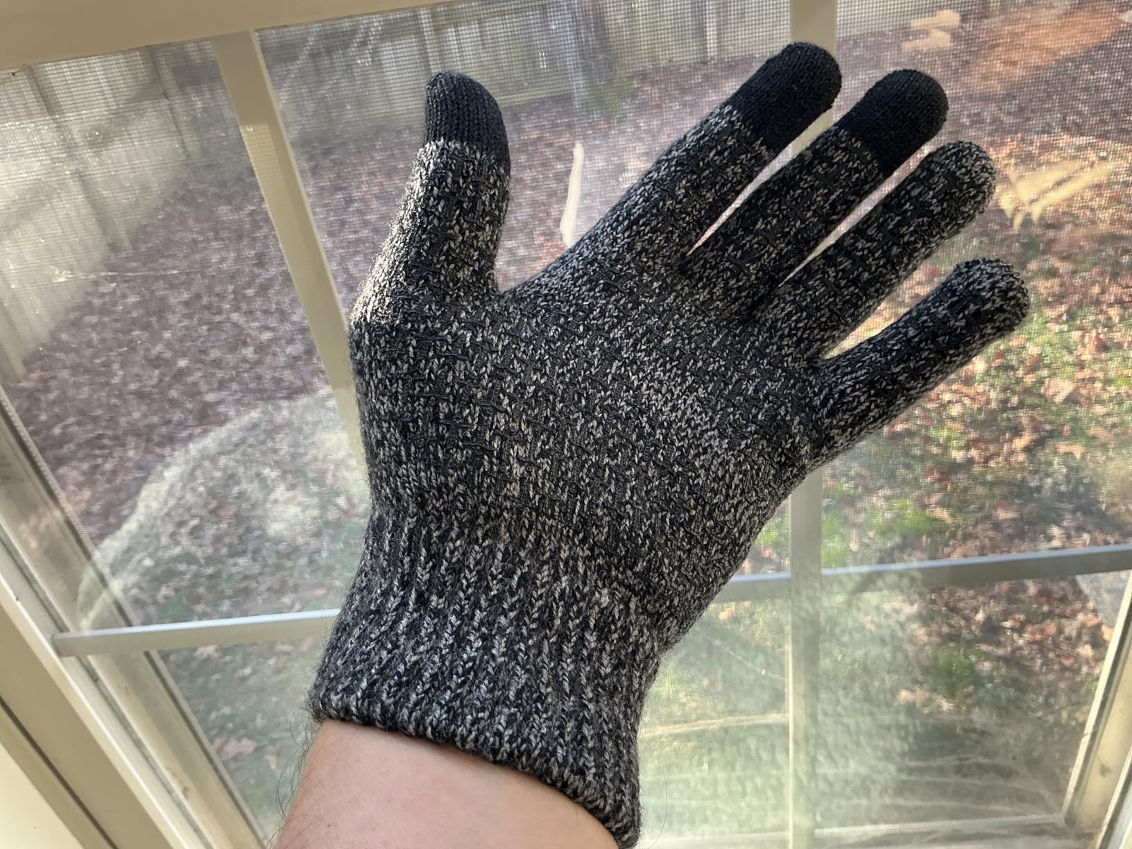 Merino Wool Winter Gloves for Men Women, Cold Weather Warm Touchscreen Unisex, Non-slip, Knit Elastic Cuff customer photo 2