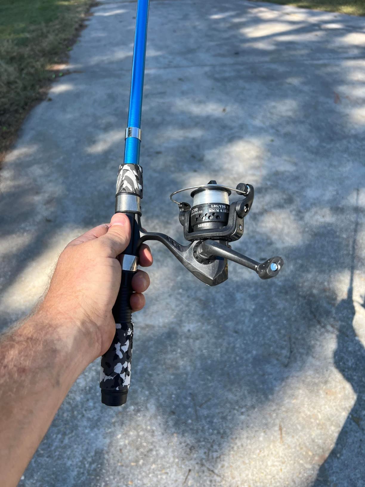 Fishing Rod Reel Combos Collapsible Fishing Rod Kit, 2PCS Telescopic Fishing Pole+2PCS Spinning Reels+Lures Hooks+Tackle Bag+Fishing Accessories Full Combo for Kids Youth customer photo 2