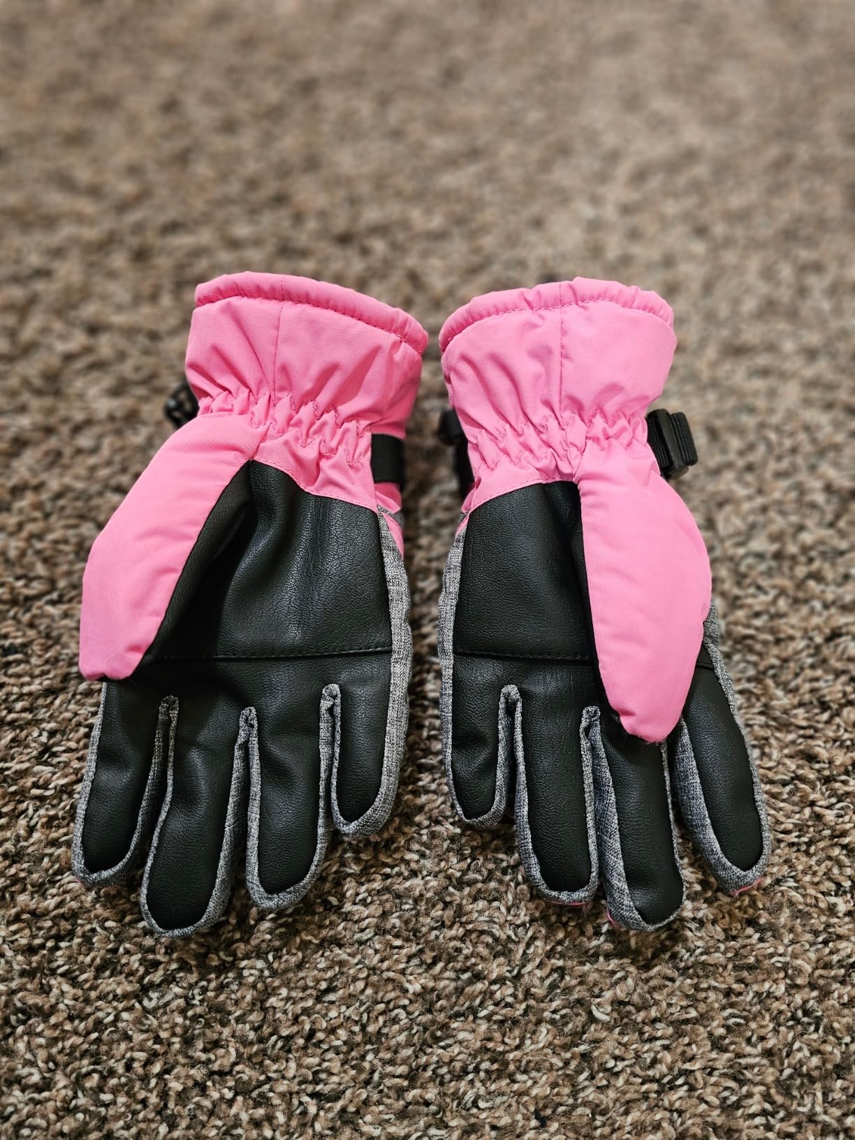 Kids Winter Gloves 3M Thinsulate Snow Waterproof Ski Cold Weather Insulated Outdoor Snowboard Gloves for Boys Girls Youth customer photo 1