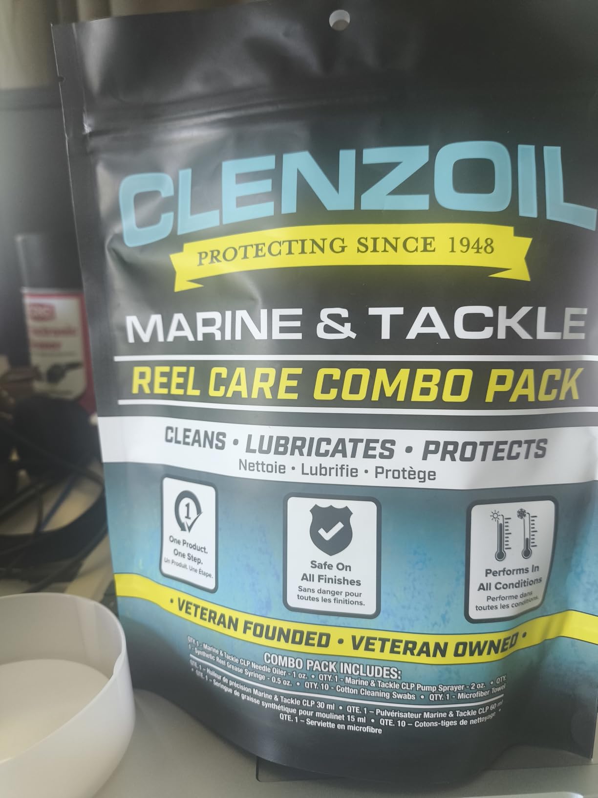 Clenzoil Marine & Tackle Reel Care Kit - Reel Oil & Grease, Fresh/Saltwater customer photo 2