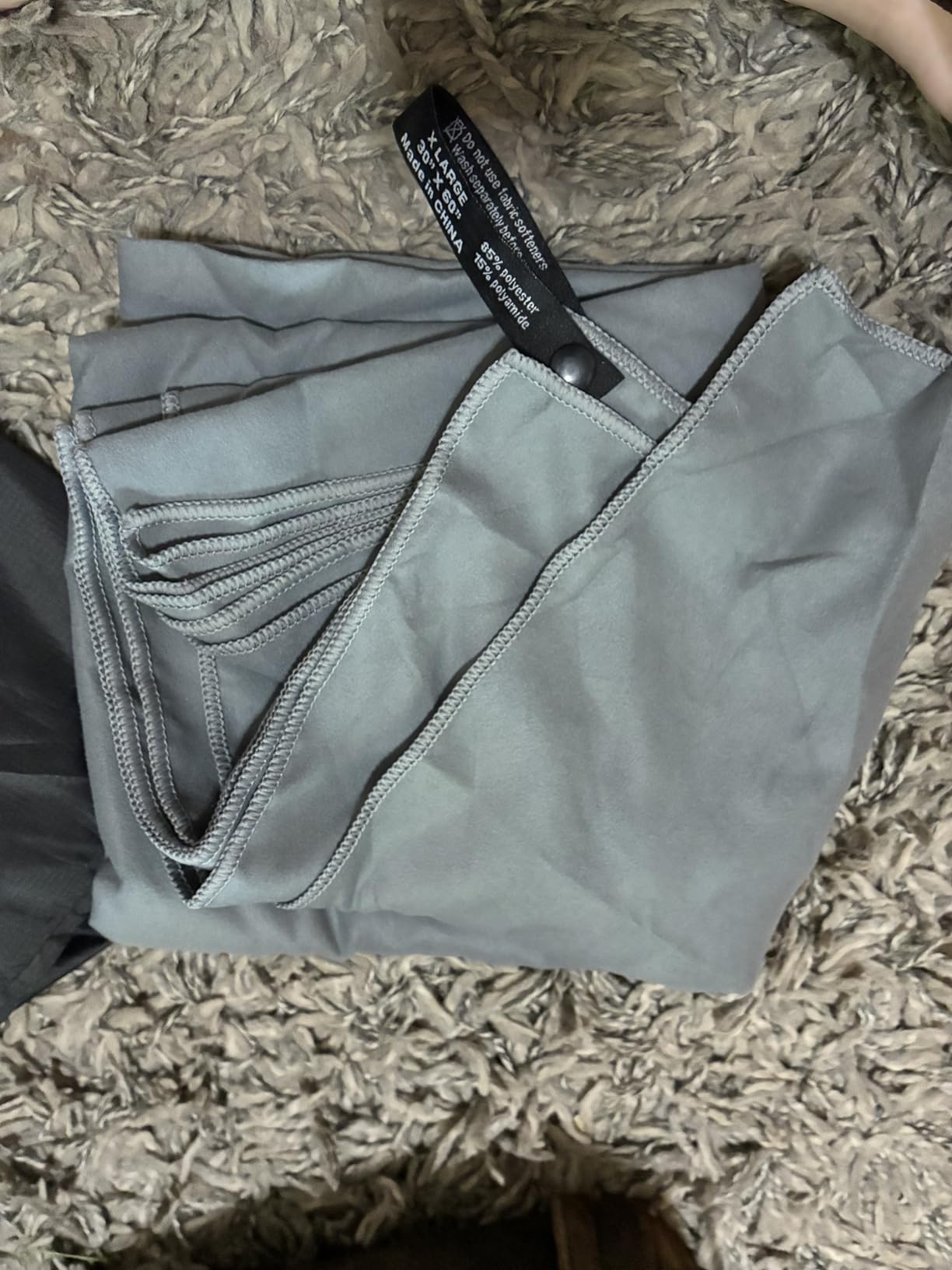 Rainleaf Microfiber Towel Quick Dry Camping & Travel & Gym Towel. Compact | Super Absorbent, Lightweight, Fast Drying. Suitable for Beach, Bath, Backpacking, Hiking, Swim. customer photo 2