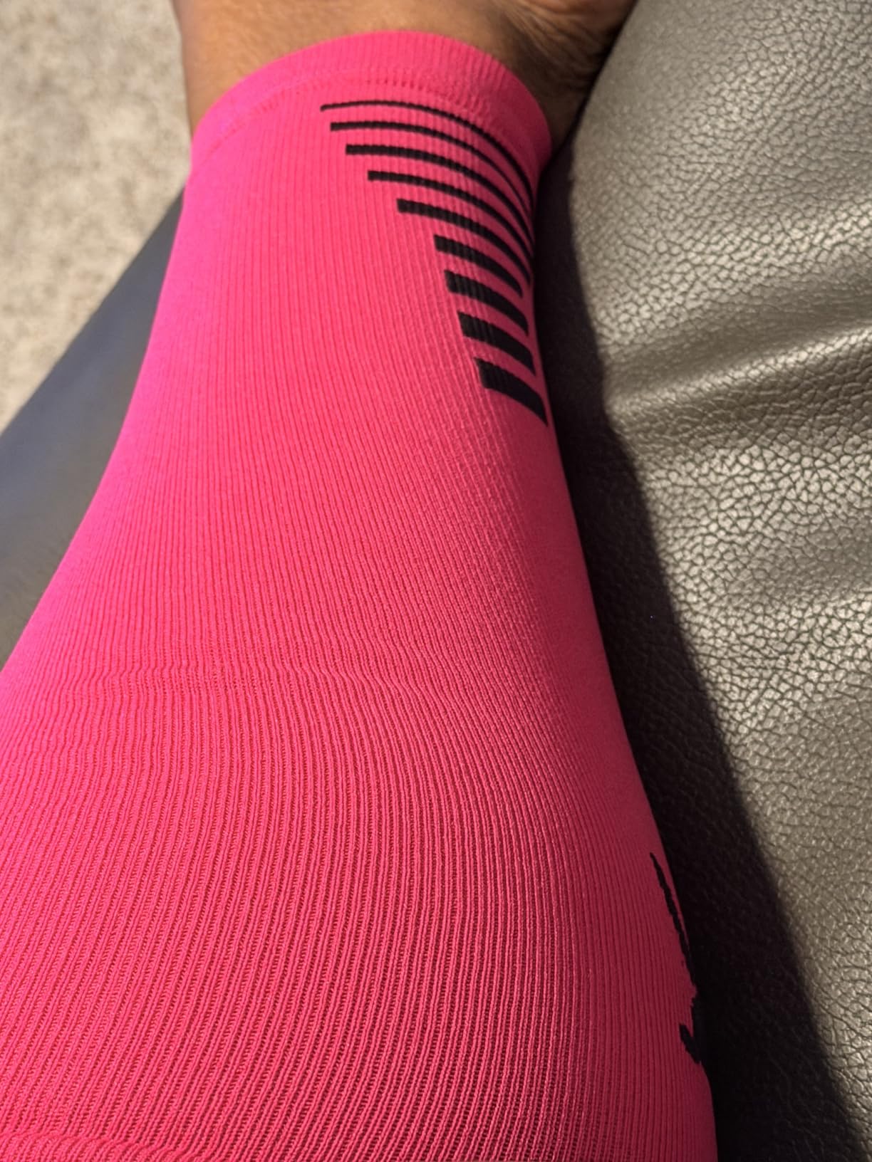 Rymora Calf Compression Sleeves Men Women - Leg Compression Sleeve Footless Socks - Shin Splint Relief Fitness Running customer photo 2
