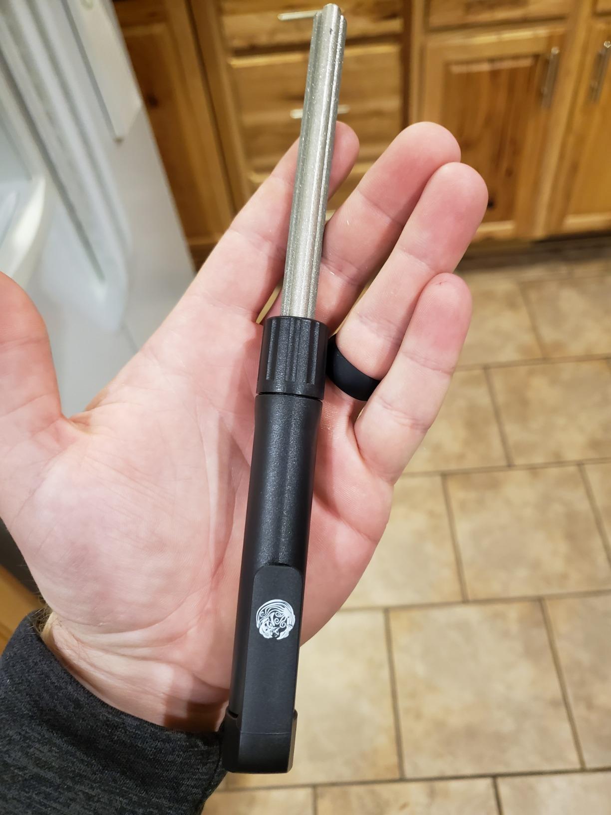 Fishing Hook Sharpener - Diamond Stone & Grooved for Fishing Hooks and Knives customer photo 2