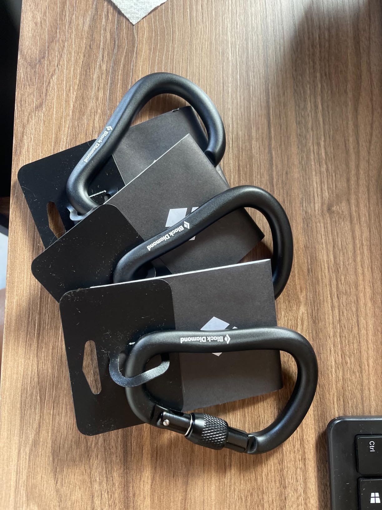 BLACK DIAMOND RockLock Screwgate/Twistlock Carabiner Keylock Nose Locking customer photo 2