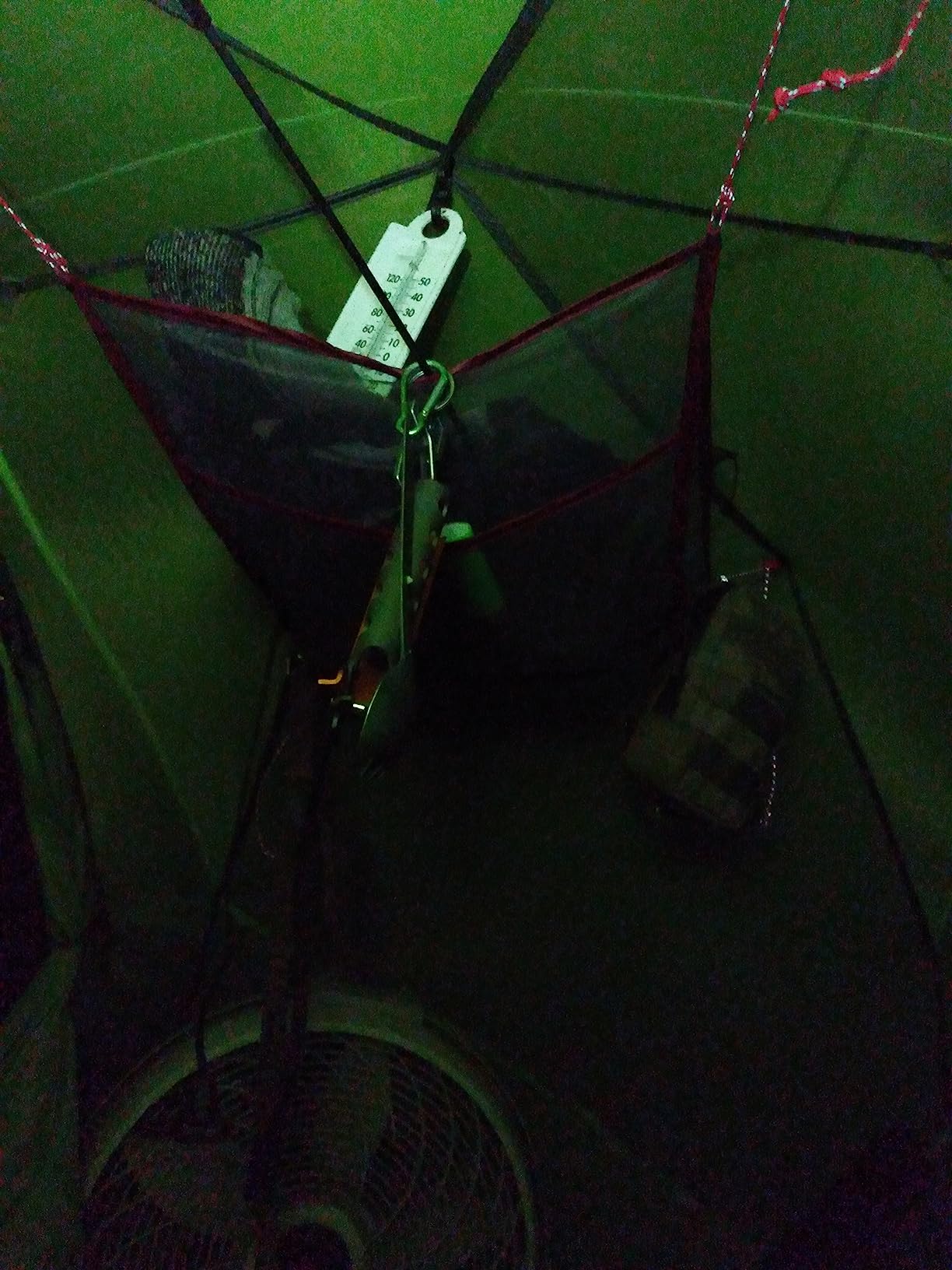 Big Agnes Gear Loft for Backpacking and Camping Tents | Lightweight polyester mesh organizer that hooks into compatible Big Agnes tents to keep essentials within easy reach customer photo 2