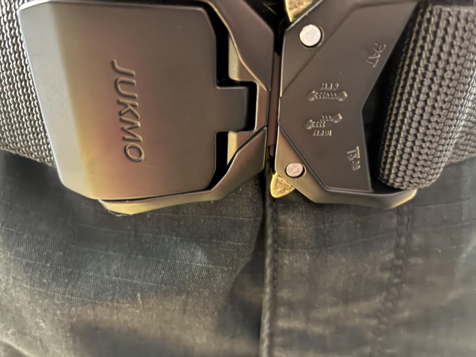 JUKMO Tactical Belt, Military Hiking Rigger 1.5