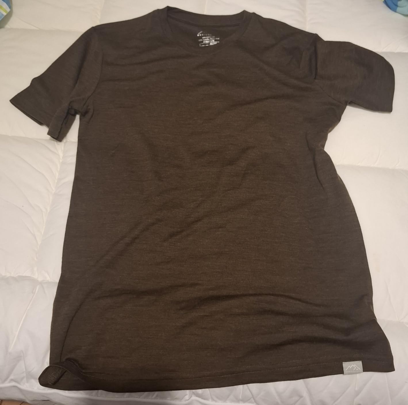 Merino Wool T-Shirt Mens - Merino Wool Undershirt Thermal Shirt for Men and Hiking Socks customer photo 2
