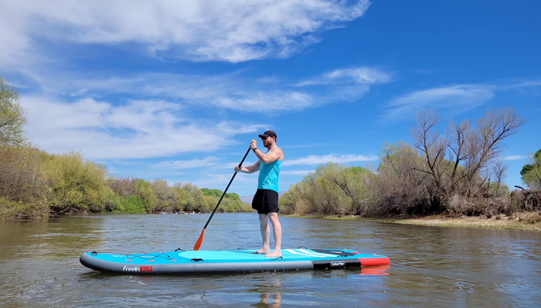 Freein 14'/15'/16' Inflatable Team SUP, Extra Large Stand Up Paddle Board for Multi Person customer photo 2