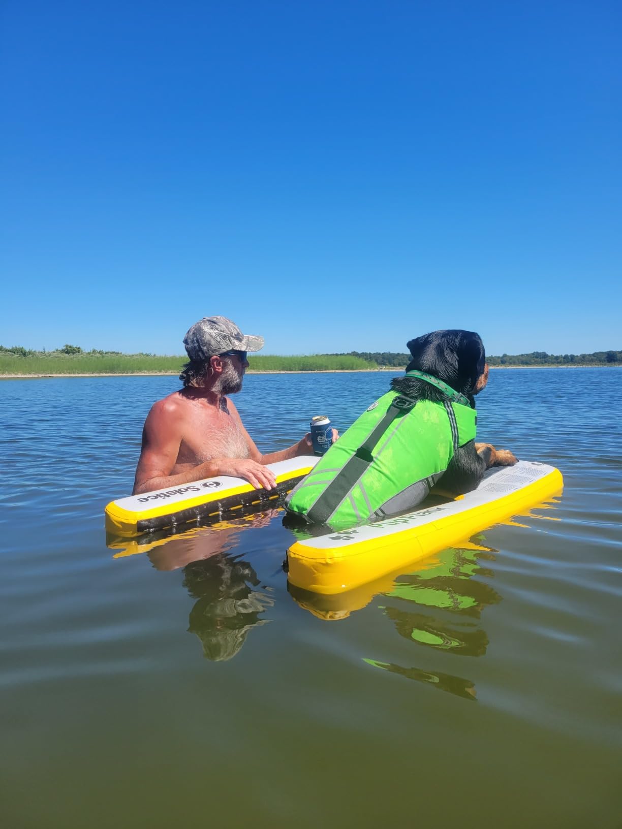 SOLSTICE Inflatable Pup Plank, Dog Water Ramp for Boats & Docks, Boost Step customer photo 2