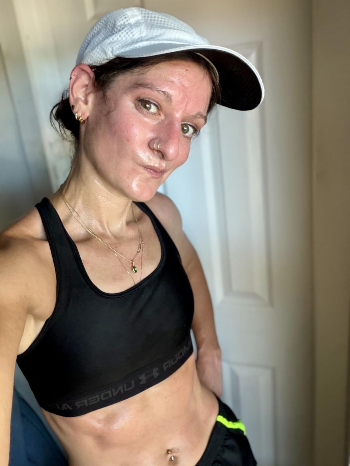 Under Armour Women's Crossback Mid Impact Sports Bra customer photo 1