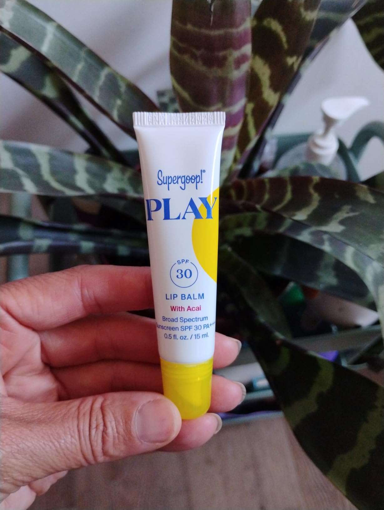 Supergoop! PLAY Lip Balm SPF 30 - Broad Spectrum SPF Lip Balm with Hydrating Honey, Shea Butter & Sunflower Seed Oil - Great for Active Days customer photo 1