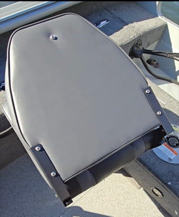 NORTHCAPTAIN Deluxe A Pair of Marine High Back Folding Boat Chair Fishing Boat Seat, for Fishing, Bass/Jon/Pontoon Boat Chairs, 4 Mounting Screws Included customer photo 2