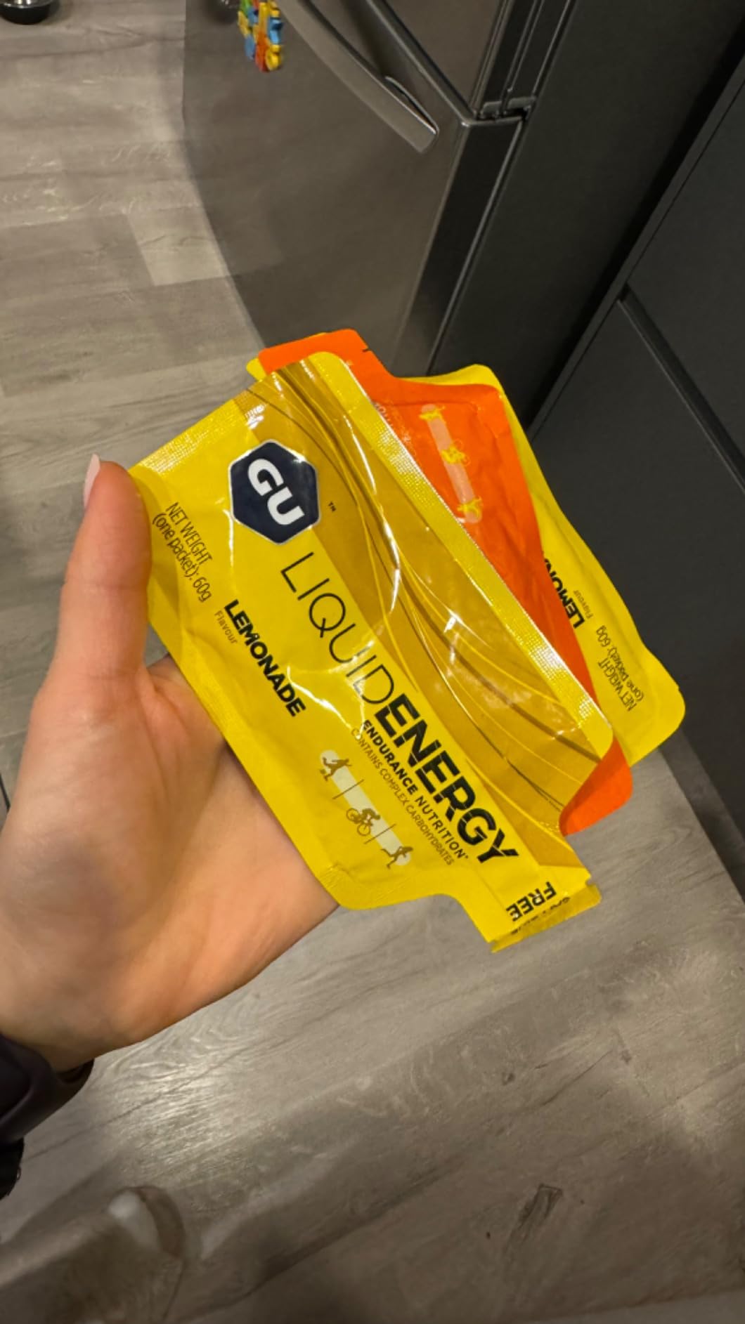 GU Energy Liquid Energy Gel With Complex Carbohydrates, Vegan, Gluten-Free and Dairy-Free On-the-Go Energy for Any Workout, 12-Count, Assorted Flavors customer photo 1