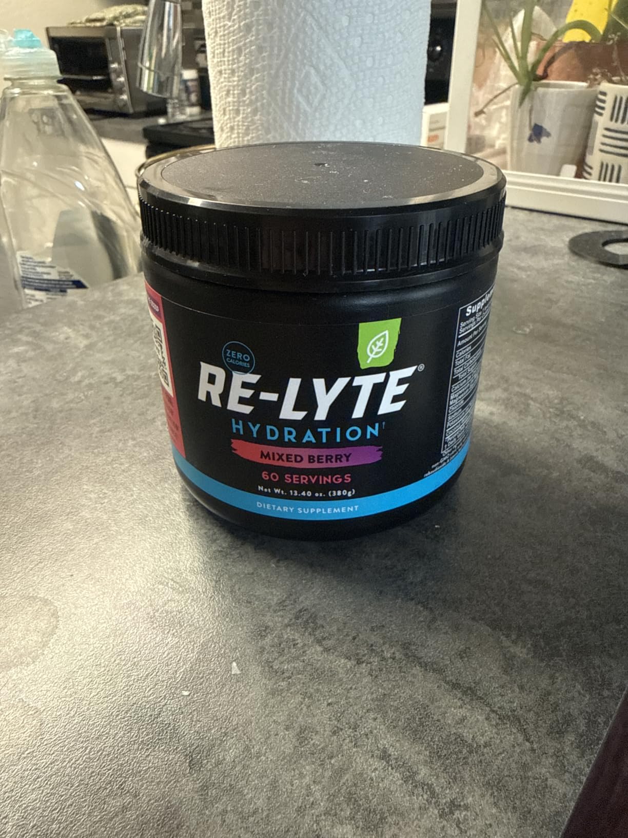 Redmond Re-Lyte Hydration Electrolyte Powder, No Added Sugar (Mixed Berry) | No Added Sugar, Hydration Powder customer photo 1