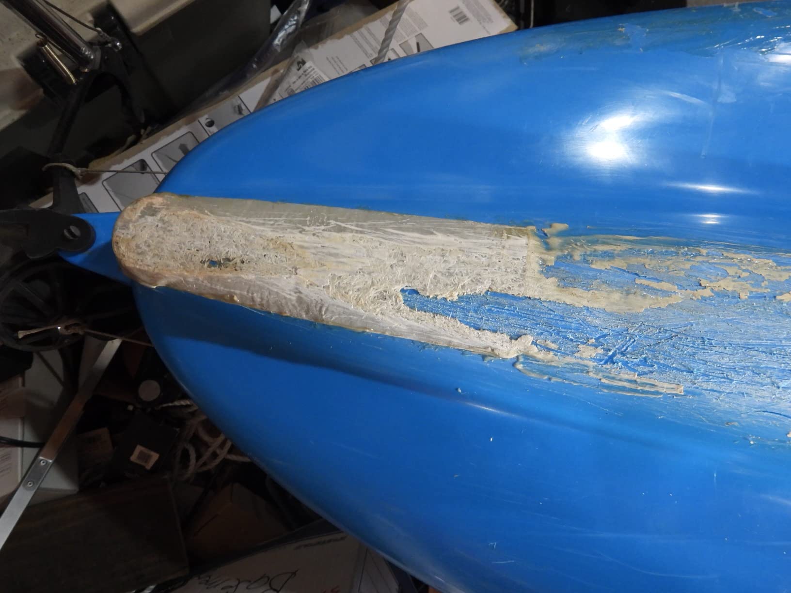 Gator Patch Kayak Keel Guard - Strip Form - Protects and Repairs Vulnerable Kayak Keel Contact Points - DIY Installation - Prep, Peel and Stick - Easy to Use - USA Made customer photo 2