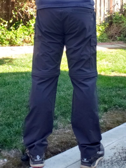 Men's Convertible Hiking Pants: 3 in 1 Zip-Off for Travel customer photo 1