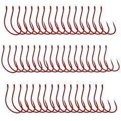 Reaction Tackle Drop Shot Hooks - Finesse Fishing Hooks for Bass and Walleye - Laser Sharp High Carbon Steel, Straight Shank for Soft Plastic Worm Rigs (50-Pack) customer photo 1