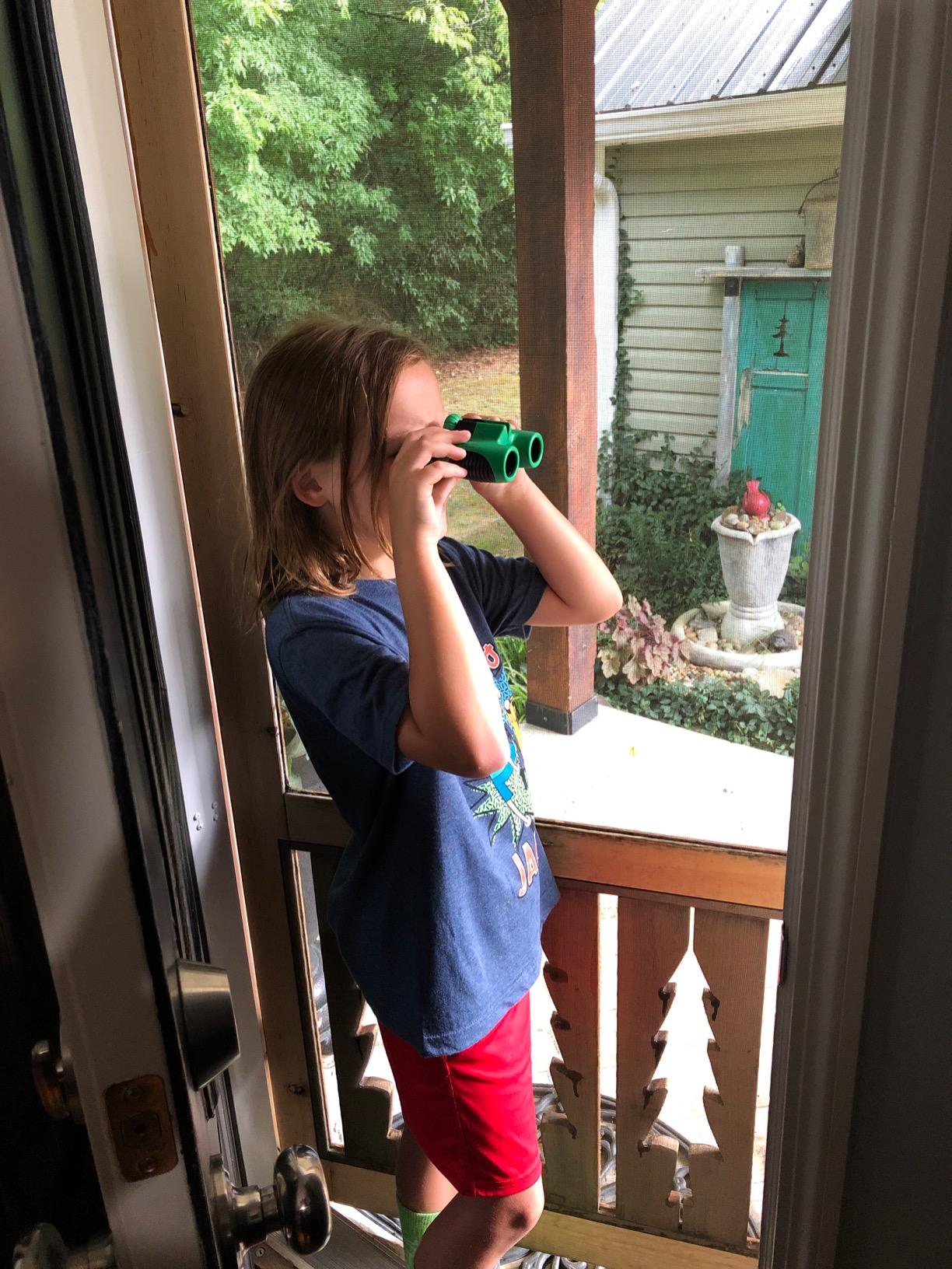 Think Peak Black Binoculars Science Toy for Kids Ages 3-12 Years - Real Compact Outdoor Adventure & STEM Educational Nature Hiking Explorer for Bird Watching, Camping Children's Birthday Gift customer photo 2