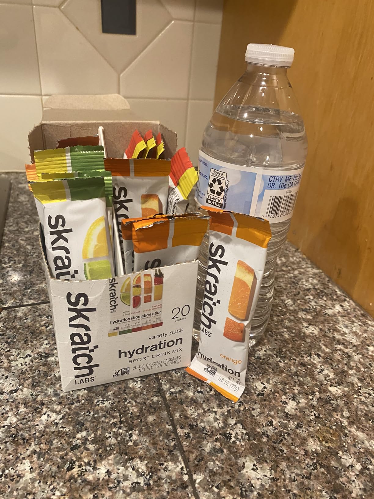 Skratch Labs Hydration Drink Mix, Electrolytes, Variety Pack, 20 Pack | Sports nutrition with real fruit & clean ingredients, electrolytes for fast hydration & endurance, non-GMO, vegan, kosher customer photo 1