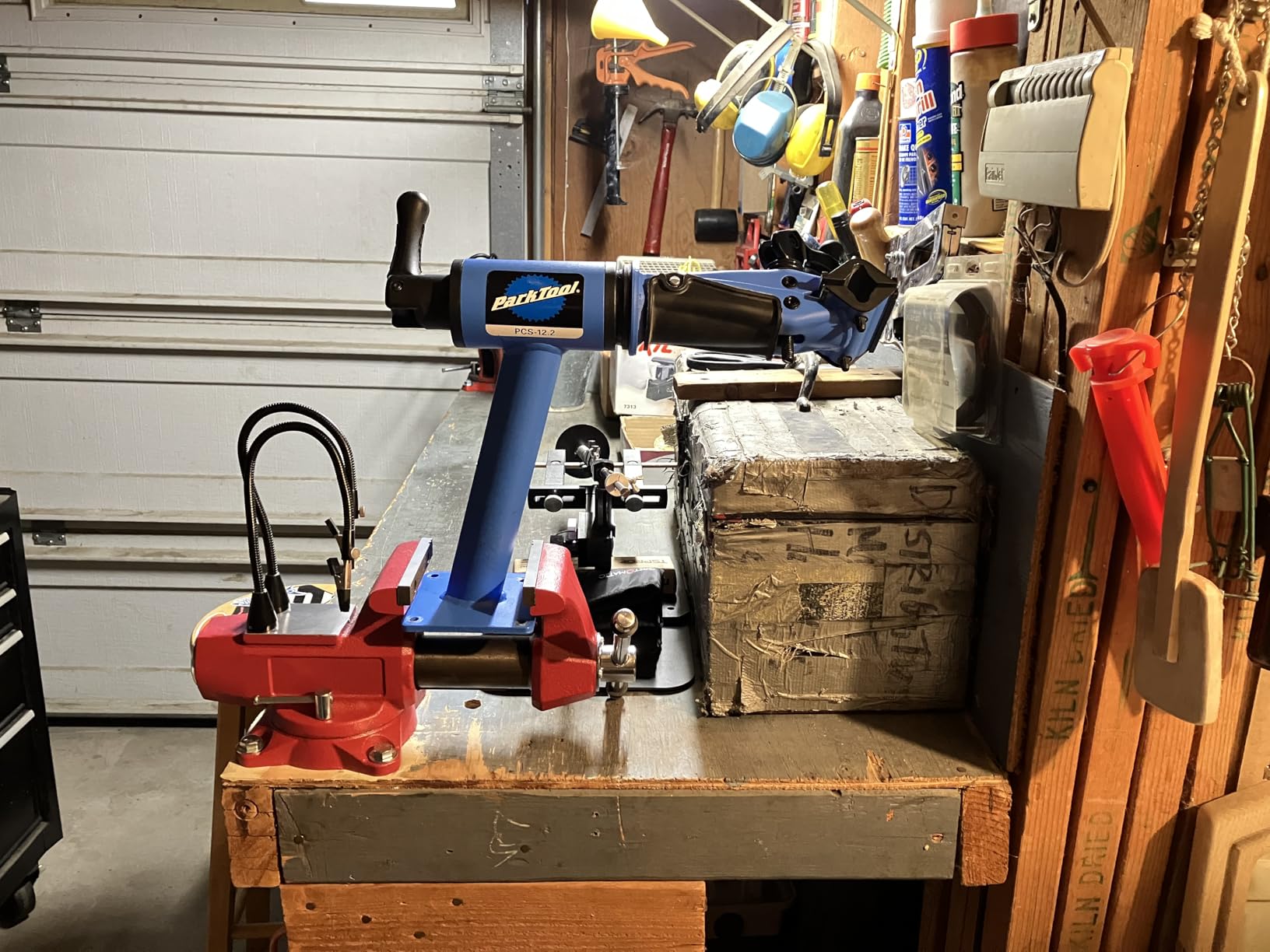 Park Tool PCS-12.2 Home Bicycle Mechanic Bench Mount Repair Stand customer photo 2