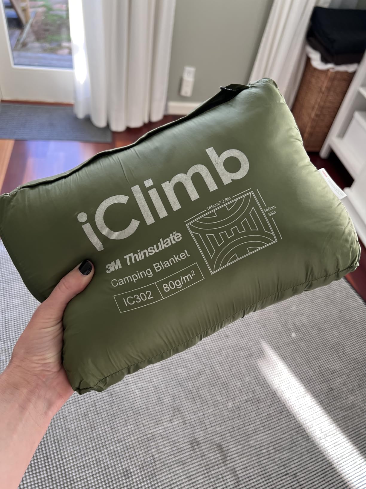 3M Thinsulate Insulation Warm Camping Blanket Ultralight Compact customer photo 2