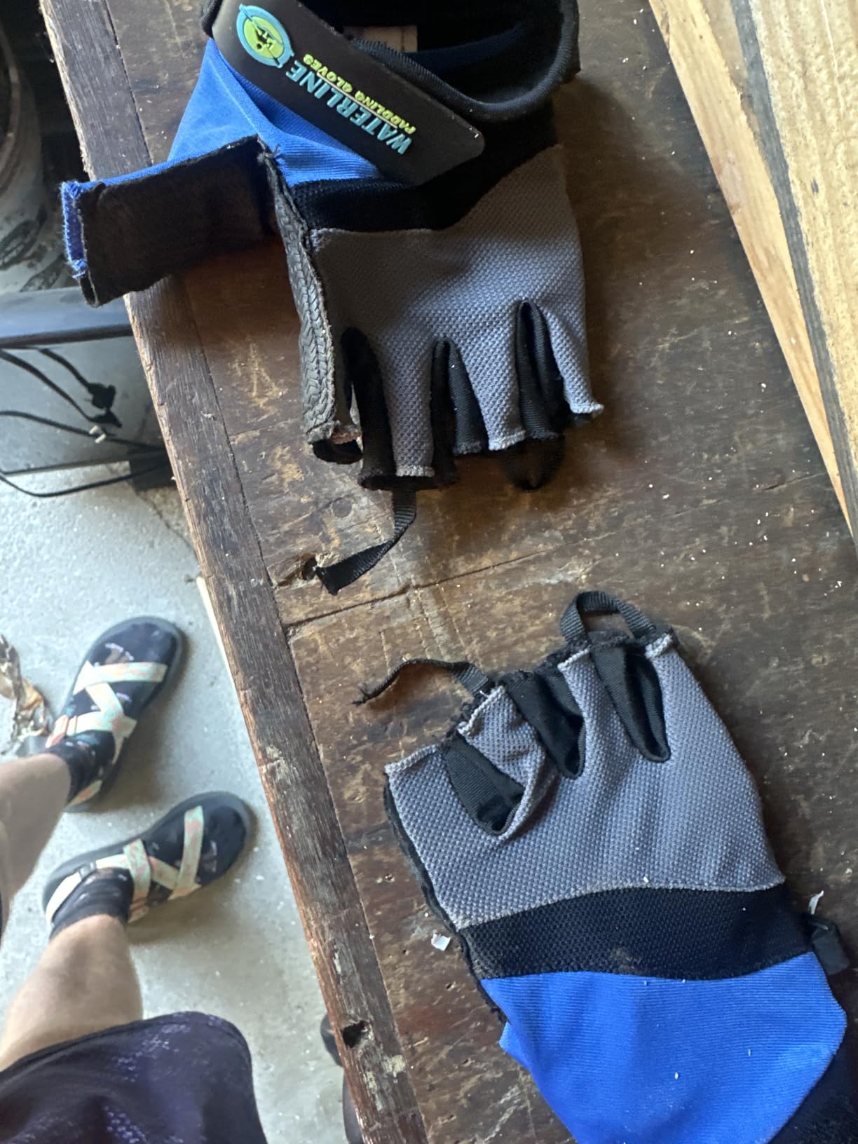 Waterline Half Finger Paddling Gloves for Kayaks, Canoes and SUP Paddle Boards customer photo 1