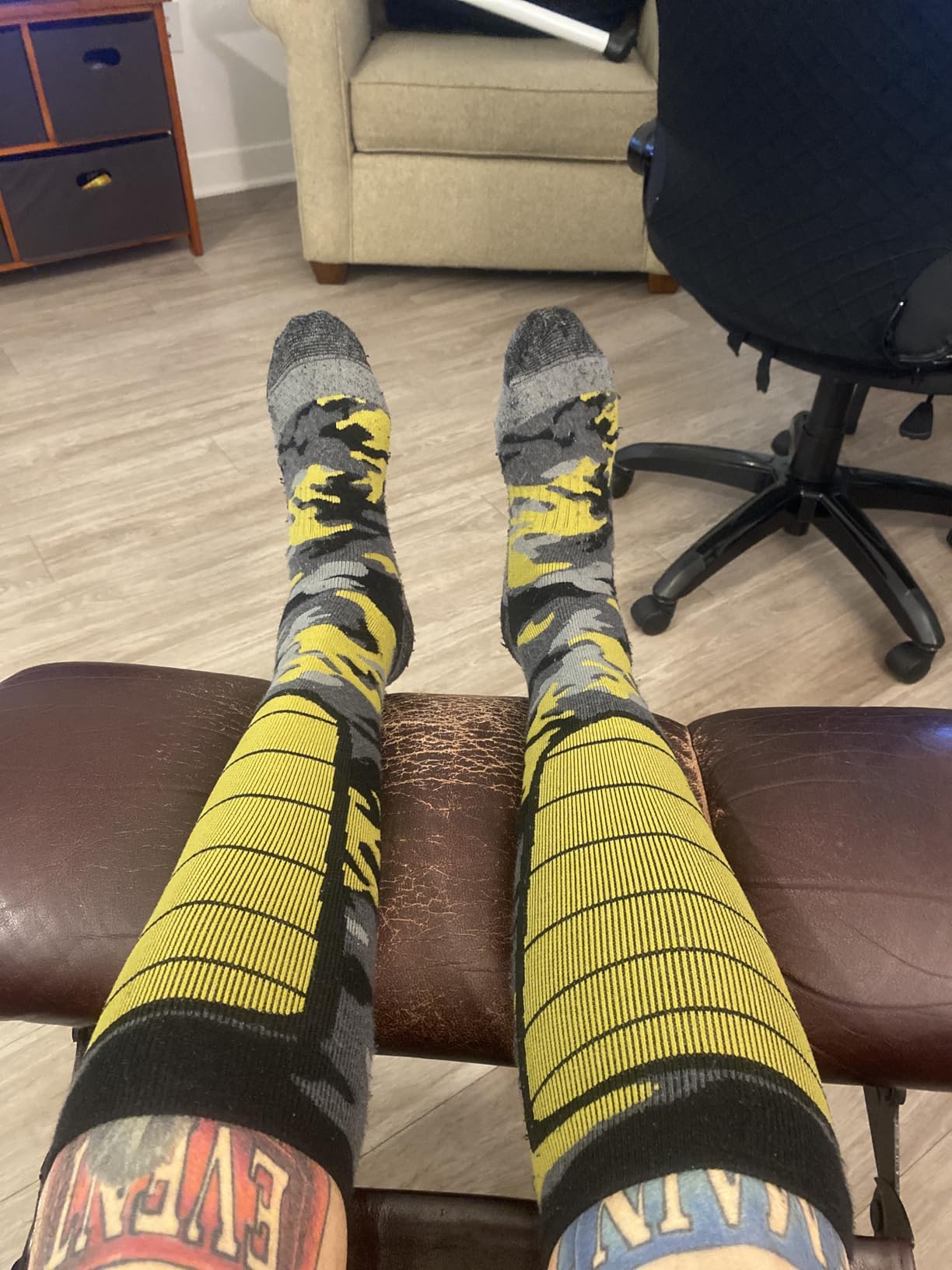 Hylaea Merino Wool Ski Socks, Cold Weather Socks for Snowboarding, Snow, Winter, Thermal Knee-high Warm Socks, Hunting customer photo 2