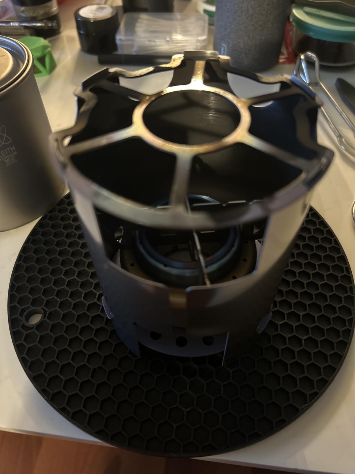 Kuvik Titanium Alcohol Stove - Ultralight and Compact Stove for Backpacking customer photo 1