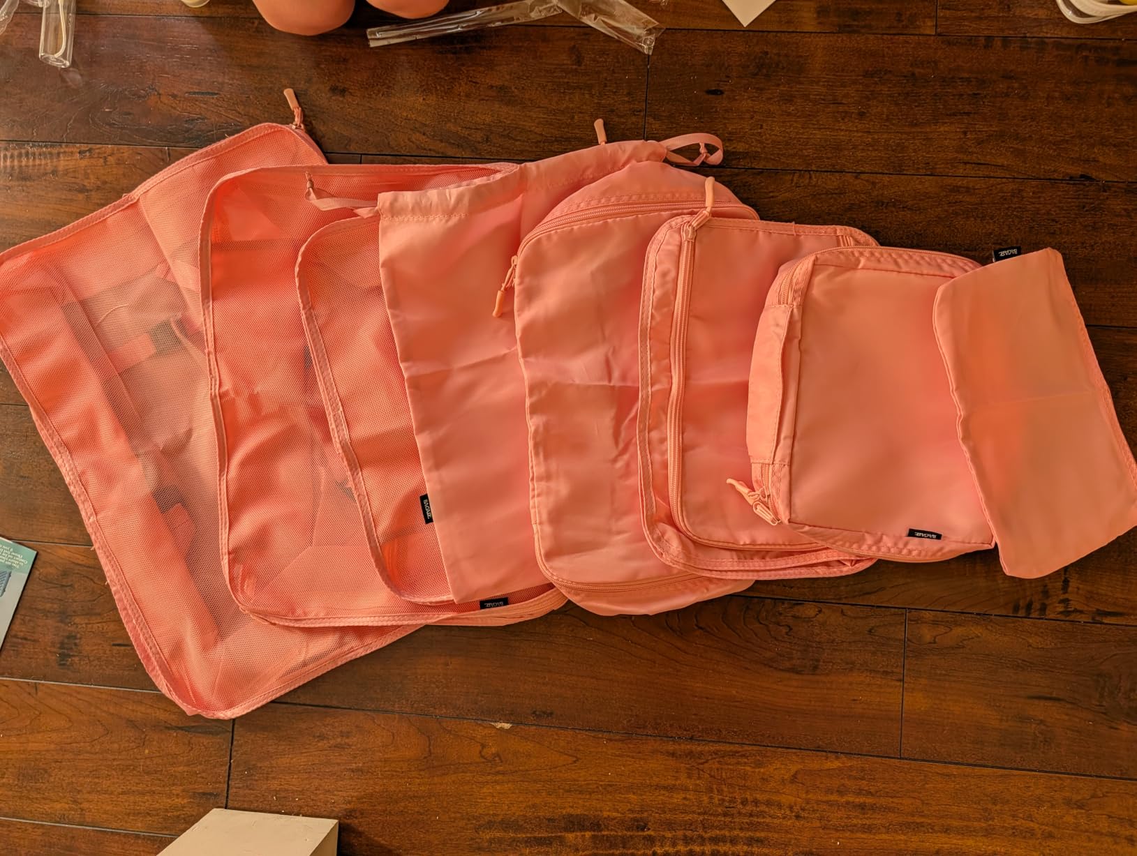 BAGAIL 8 Set Packing Cubes Luggage Packing Organizers for Travel Accessories-Cream customer photo 2