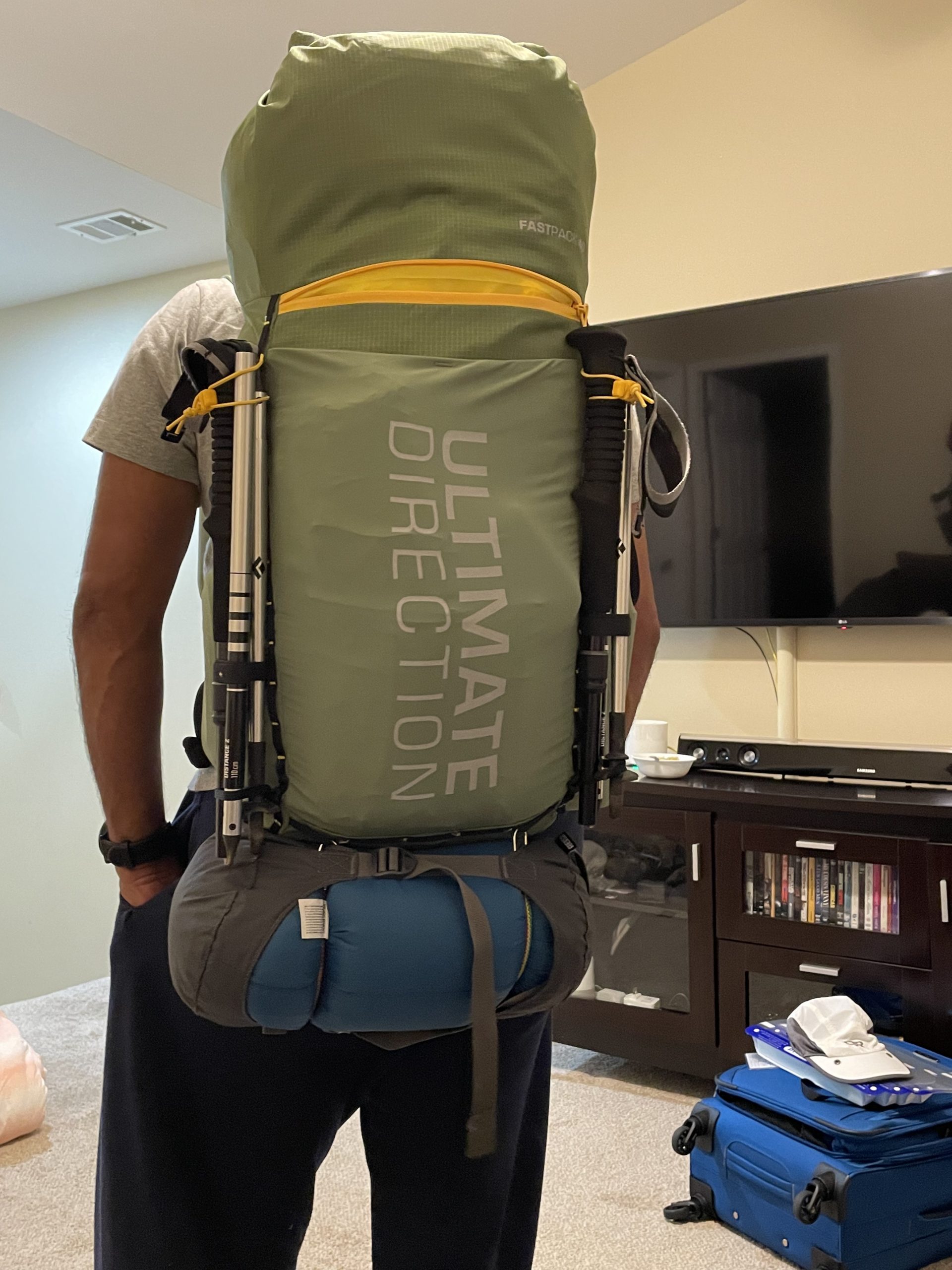 ULTIMATE DIRECTION Fastpack 40 M/L Spruce, Size: M/L (80469721SPR-M/L) | Vest-Style Harness Backpack for Trail Running, Hiking, Backpacking & Travel customer photo 1