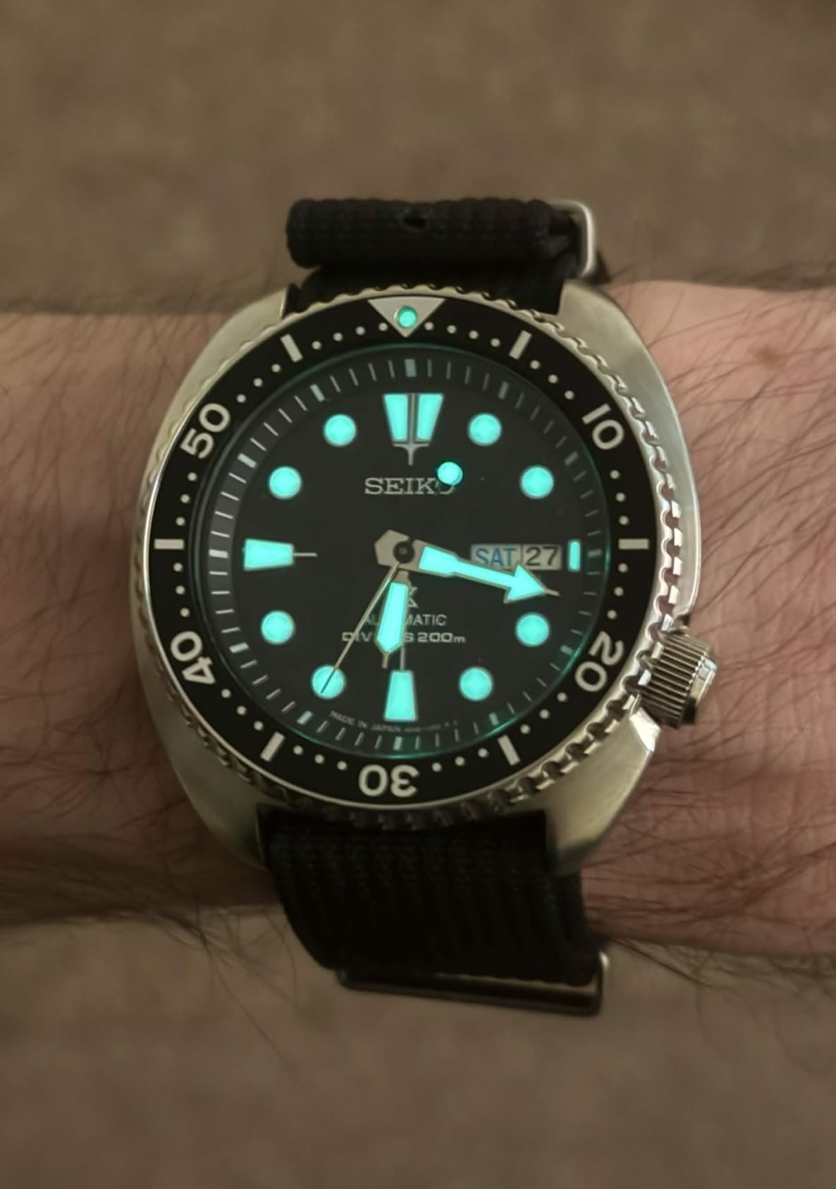 Seiko Automatic Watch for Men - Prospex Automatic Diver - Rotating Bezel, 200m Water-Resistant customer photo 1