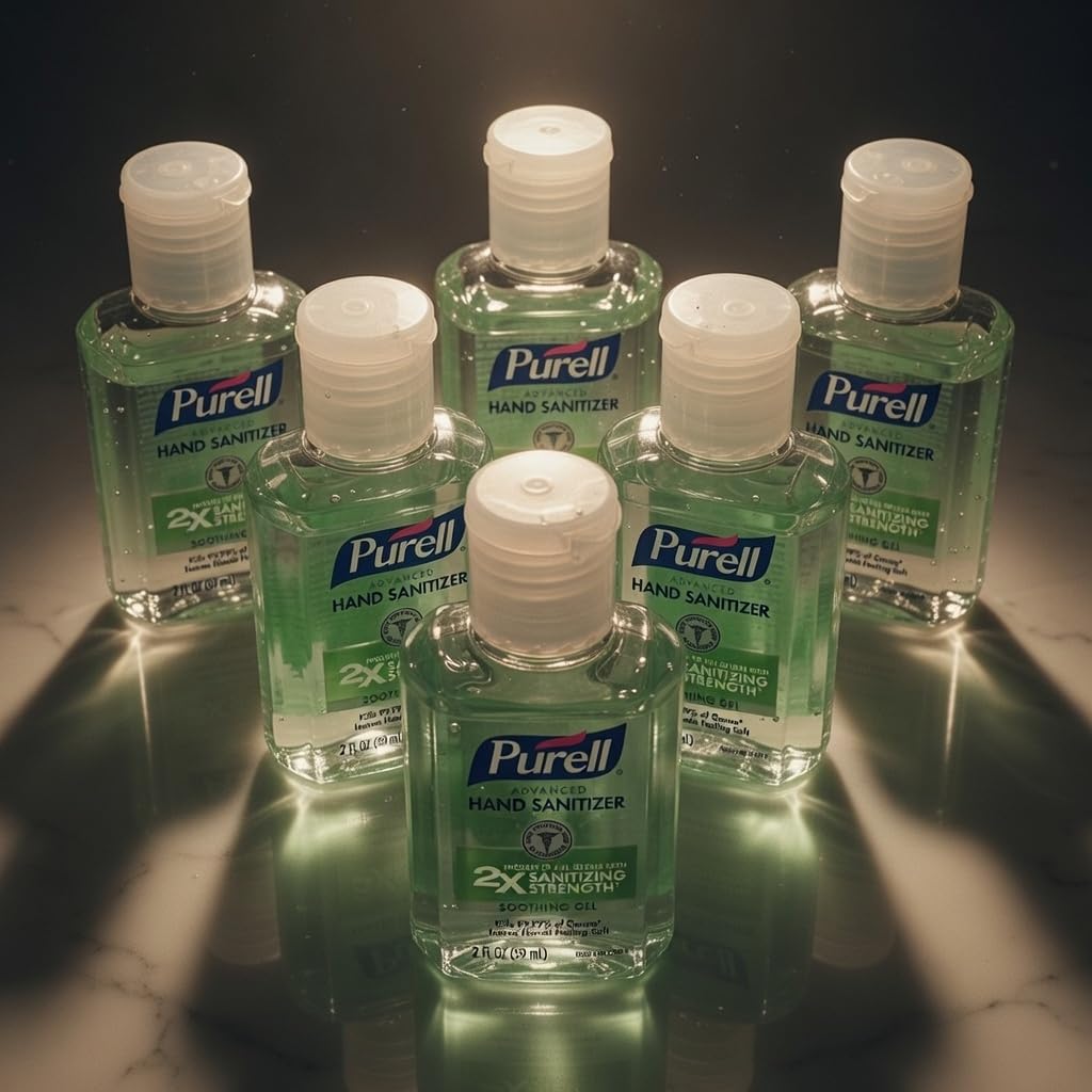 PURELL Advanced Hand Sanitizer Soothing Gel, Fresh Scent, 2 fl oz Travel Size Flip-Cap Bottle (Pack of 6), 3156-04-EC customer photo 1