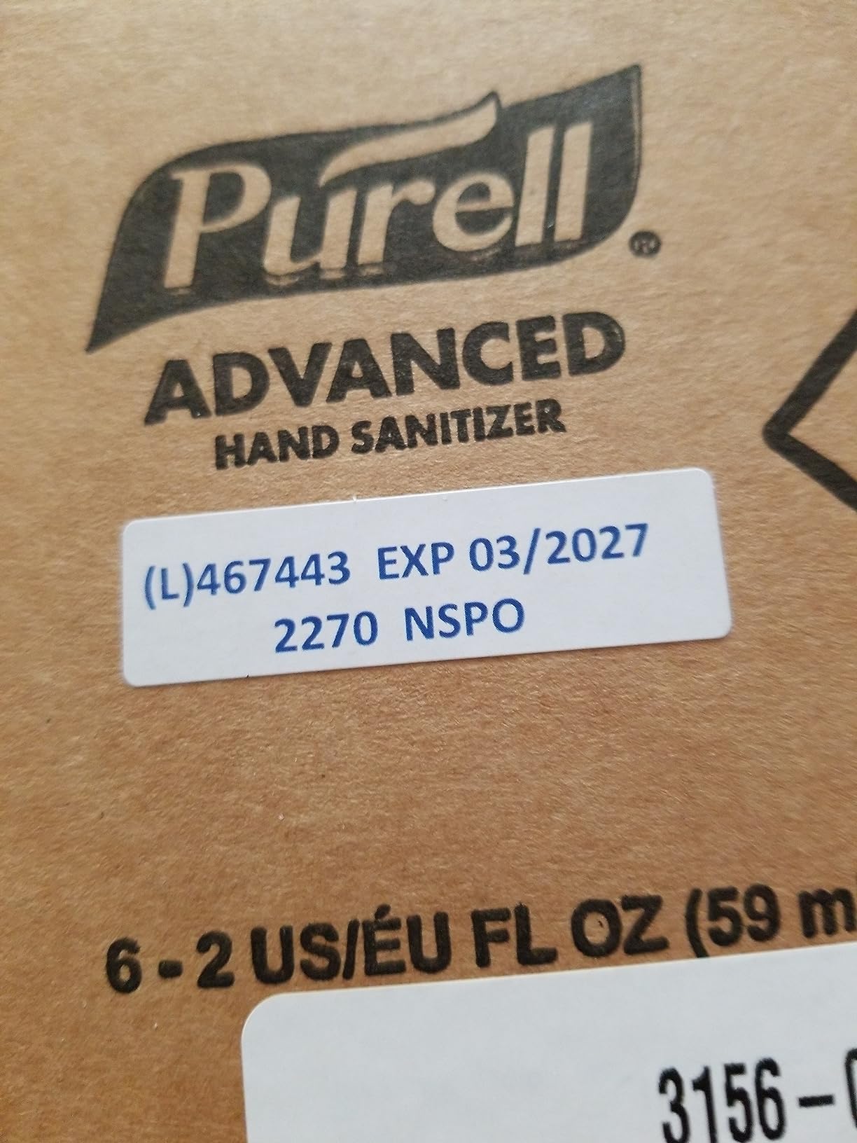 PURELL Advanced Hand Sanitizer Soothing Gel, Fresh Scent, 2 fl oz Travel Size Flip-Cap Bottle (Pack of 6), 3156-04-EC customer photo 2