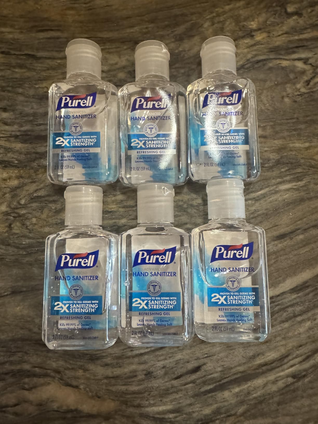 Purell Hand Sanitizer Gel Travel Size Bottle, 6ct x 2fl oz customer photo 1