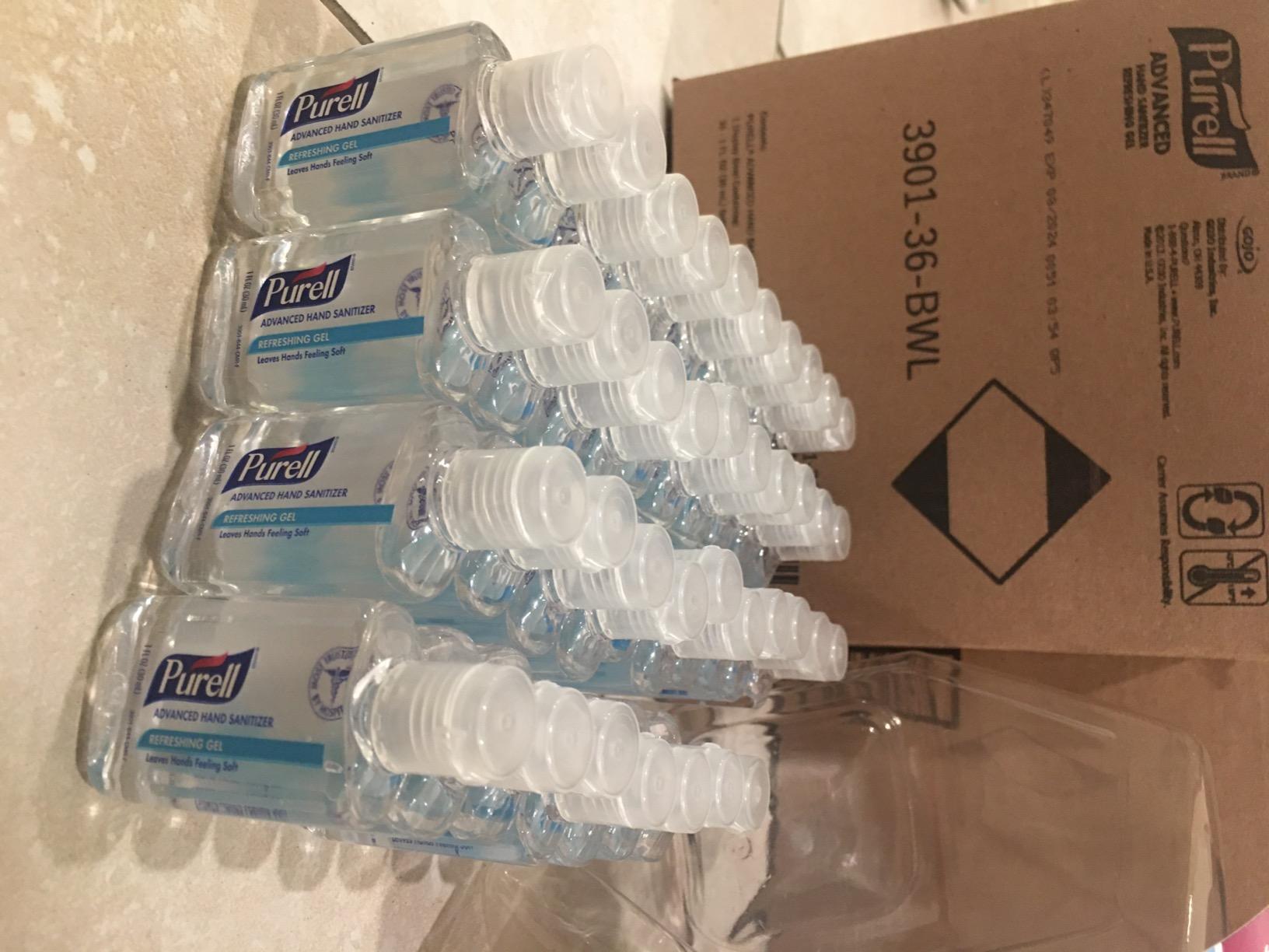 Purell Hand Sanitizer Gel Travel Size Bottle, 6ct x 2fl oz customer photo 2