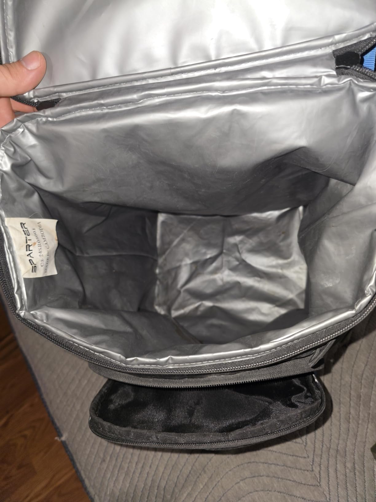 SPARTER Backpack Cooler Insulated Leak Proof 33/49 Cans, 2 Insulated Compartments Thermal Bag, Portable Lightweight Beach Travel Camping Lunch Backpack customer photo 1