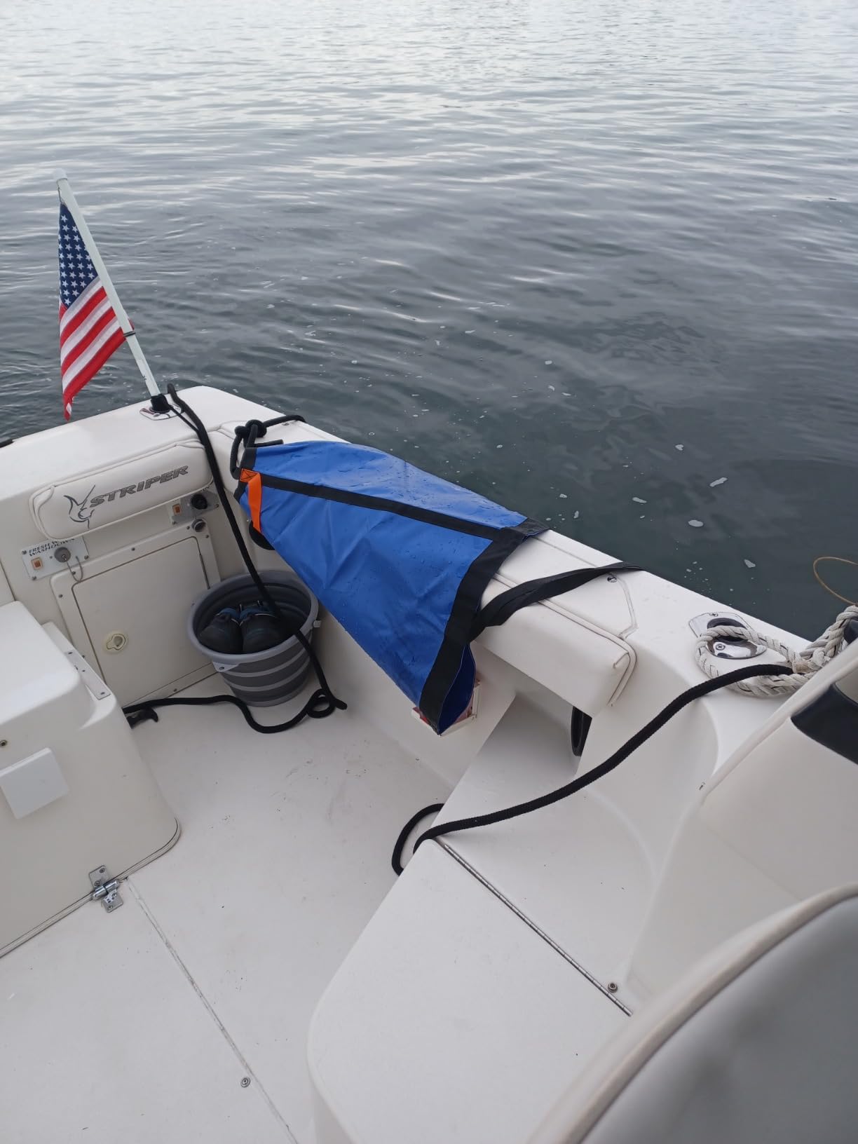 Drift Sock with Dump Line,Harness and Buoy Sea Anchor Kit for Fishing Boat/Kayak/Pontoon customer photo 1