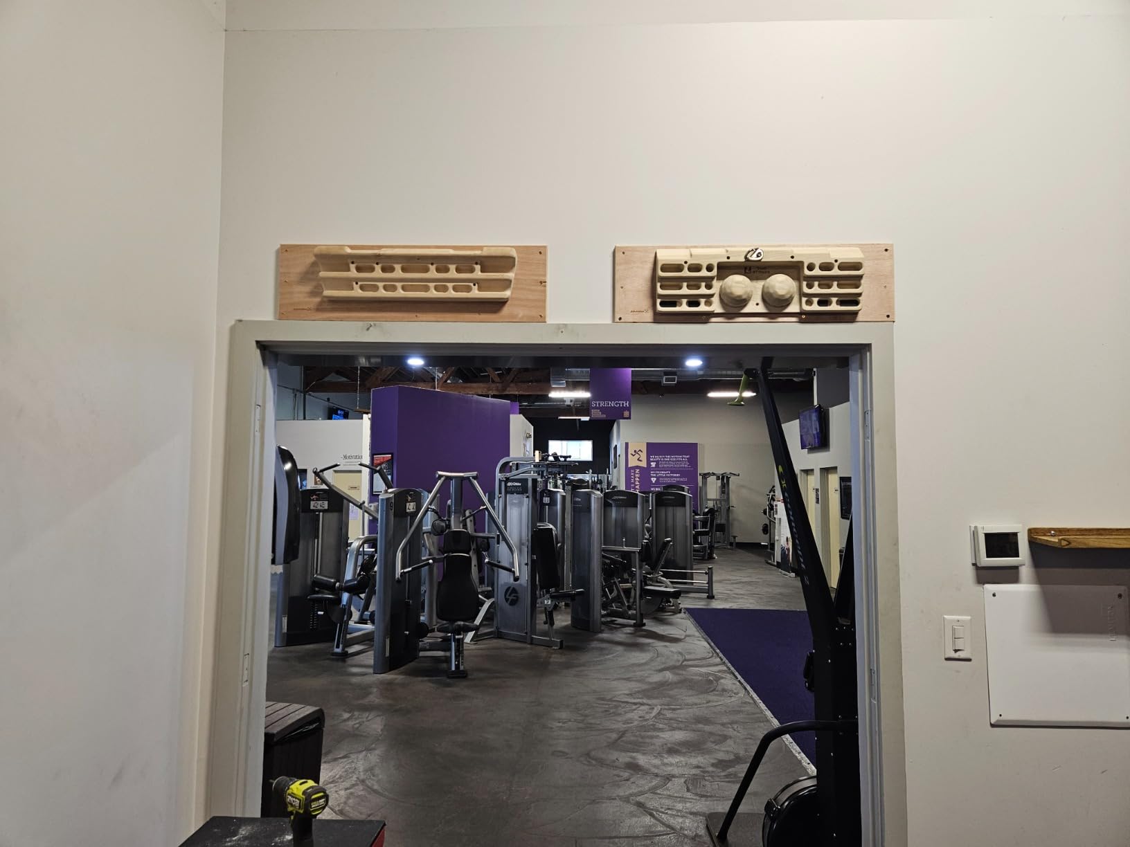Two Stones Hangboard Rock Climbing Pull Up Bar Designed Training for Climbing, Wooden Fingerboard Climbing Finger Board Training Board for Building Core Strength and Endurance (CJ-HB2051) customer photo 1