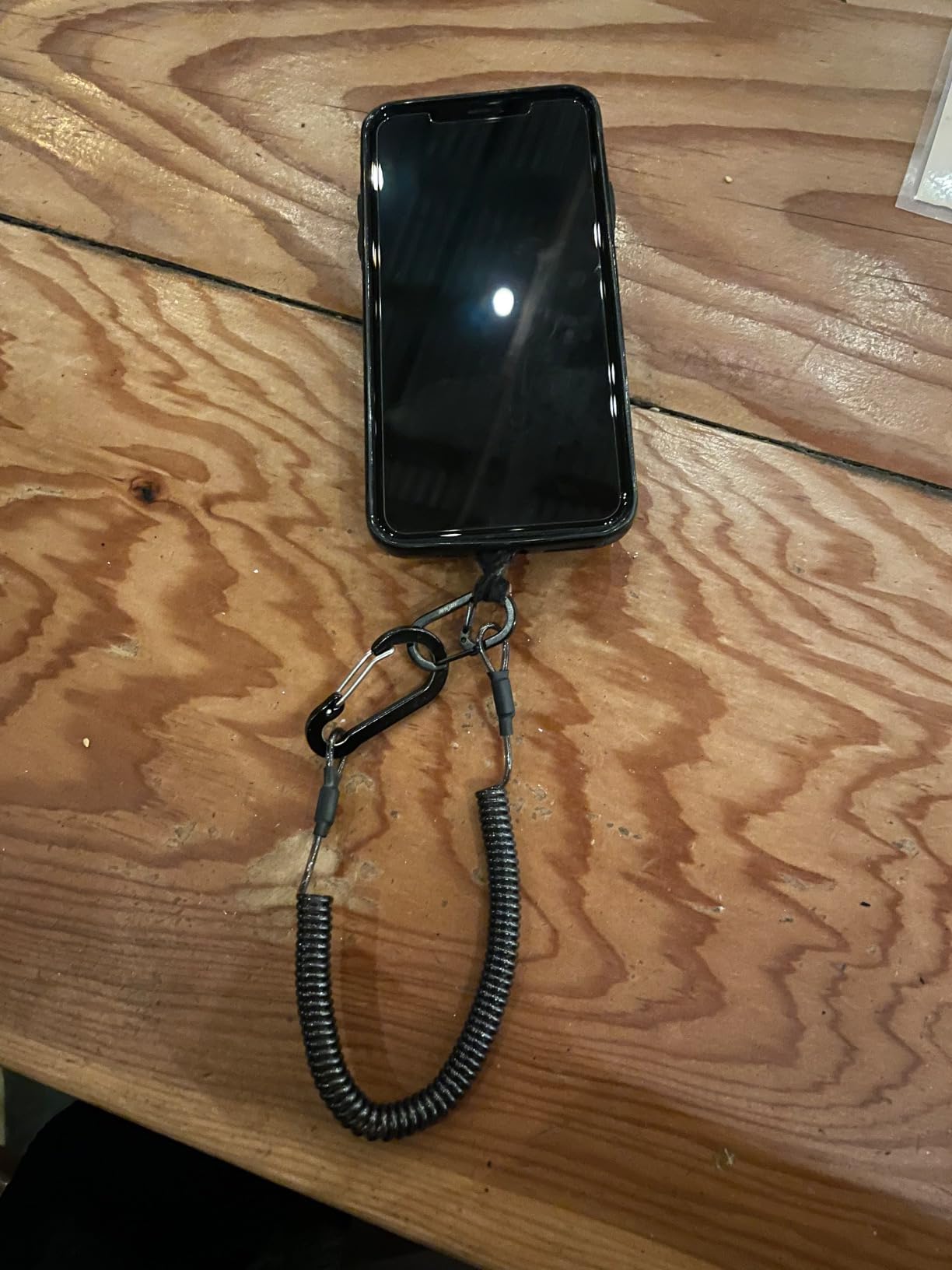 Retractable Coiled Lanyards with Carabiner Clips | Waterproof, Rustproof, 3pcs/6pcs customer photo 2