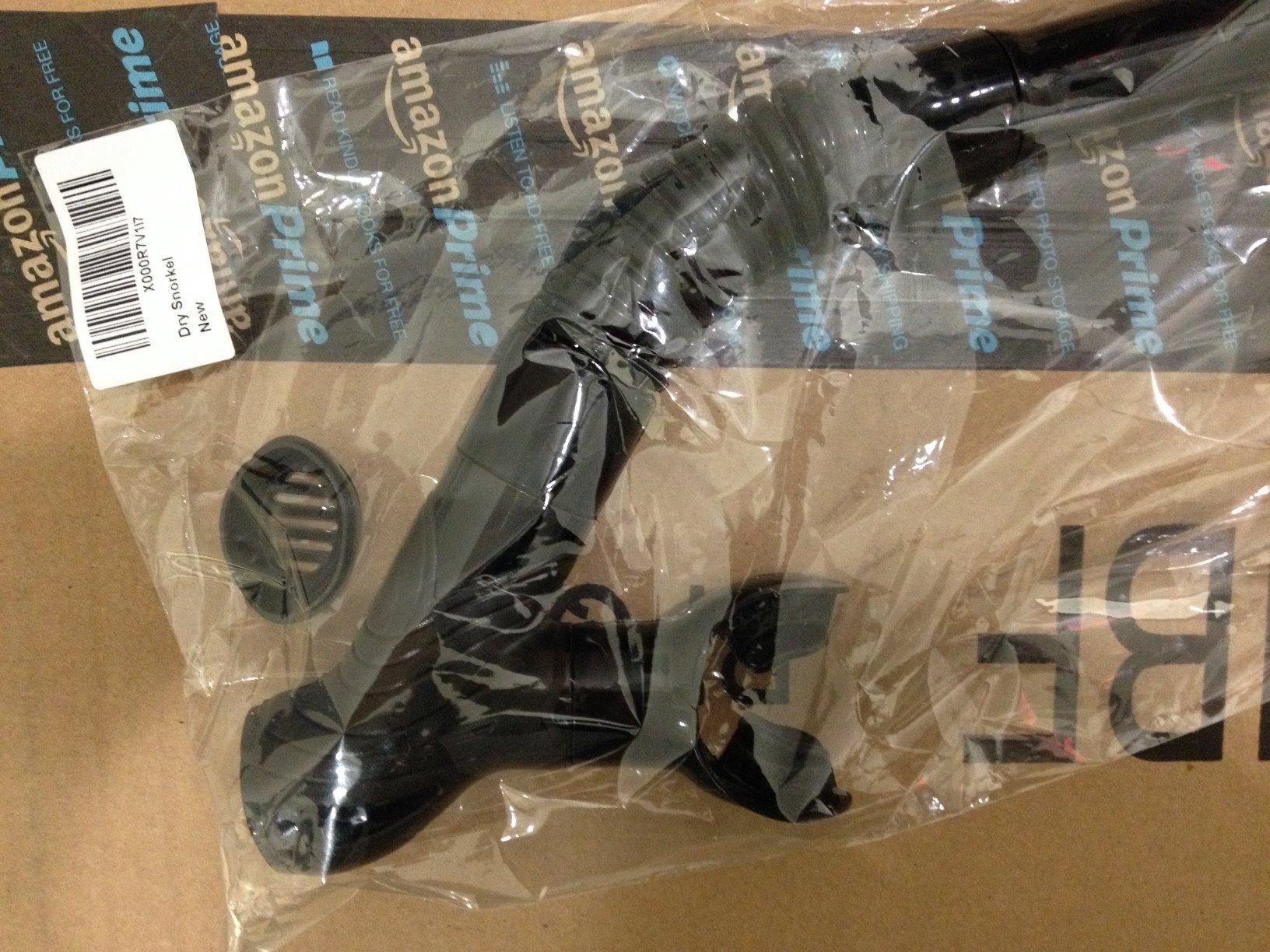 Kraken Aquatics Dry Snorkel with Purge Valve - Scuba Snorkel Gear - Silicone mouthpiece, quick-release clip. For scuba diving, snorkeling, freediving, spearfishing & swimming. customer photo 2