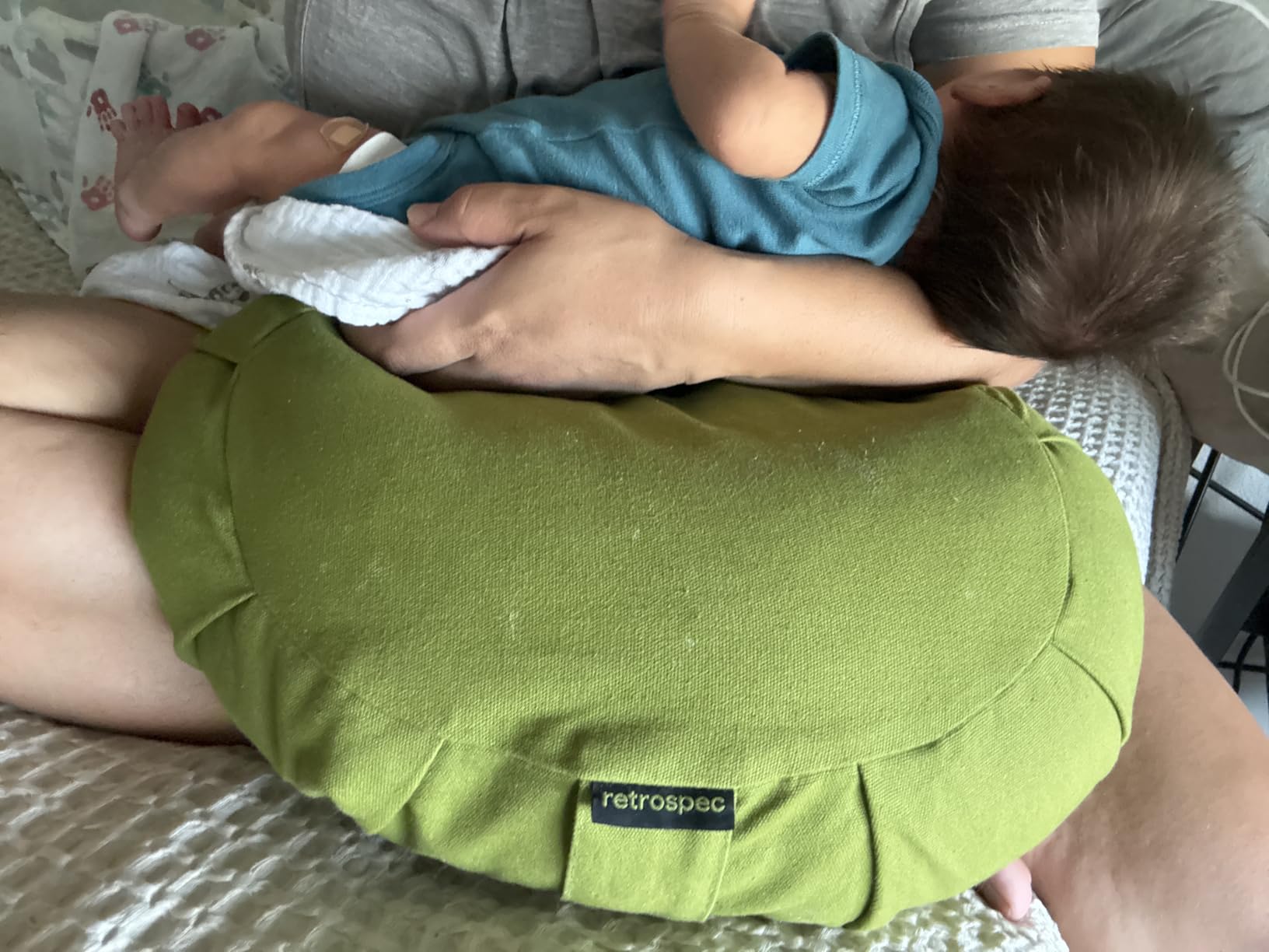 Retrospec Sedona Meditation Cushion, Buckwheat Pillow, Meditation Pillow customer photo 1