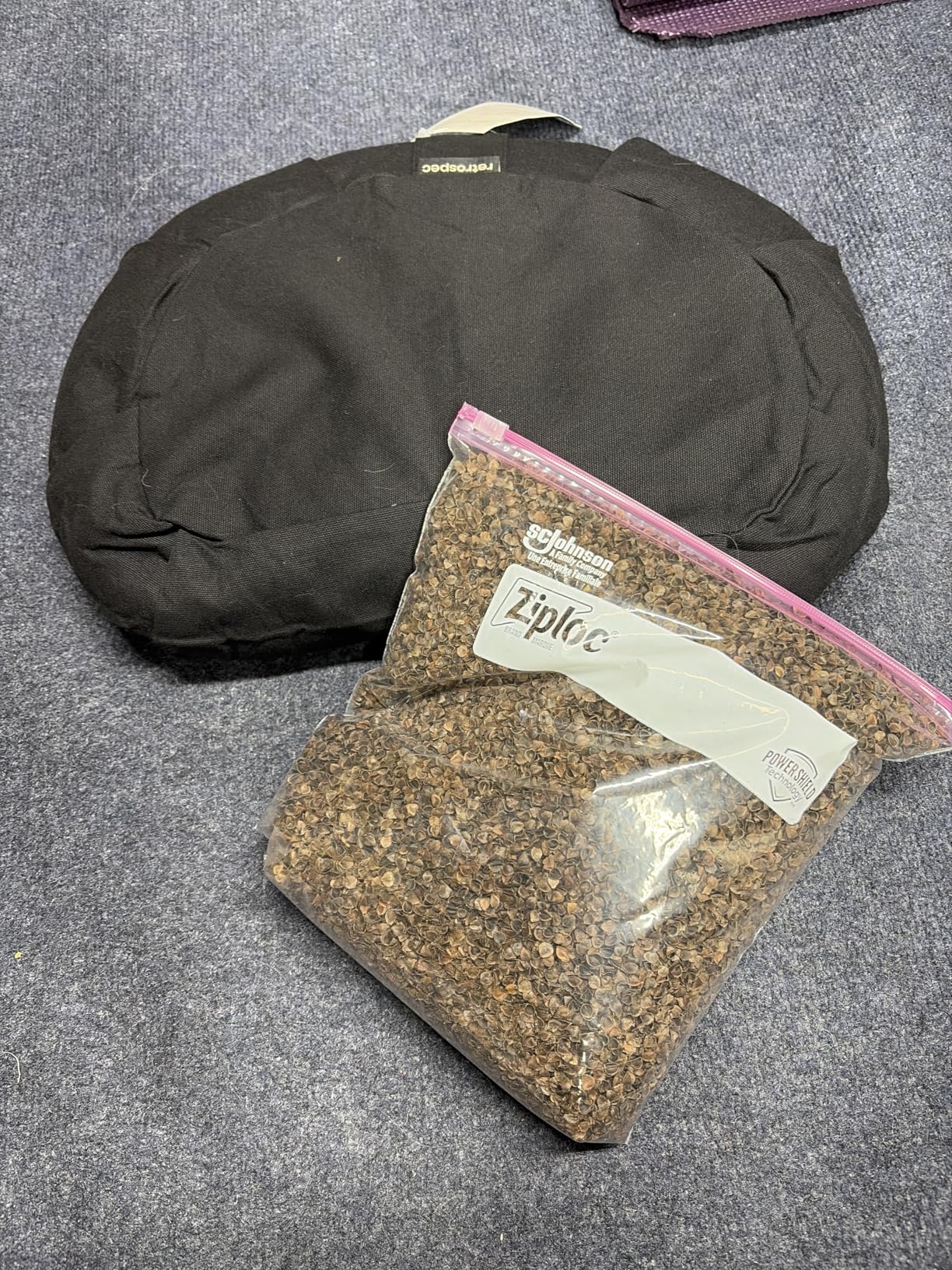 Retrospec Sedona Meditation Cushion, Buckwheat Pillow, Meditation Pillow customer photo 2