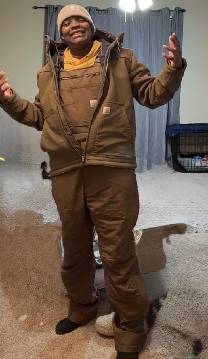 Carhartt Men's Super Dux Relaxed Fit Insulated Bib Overall customer photo 1