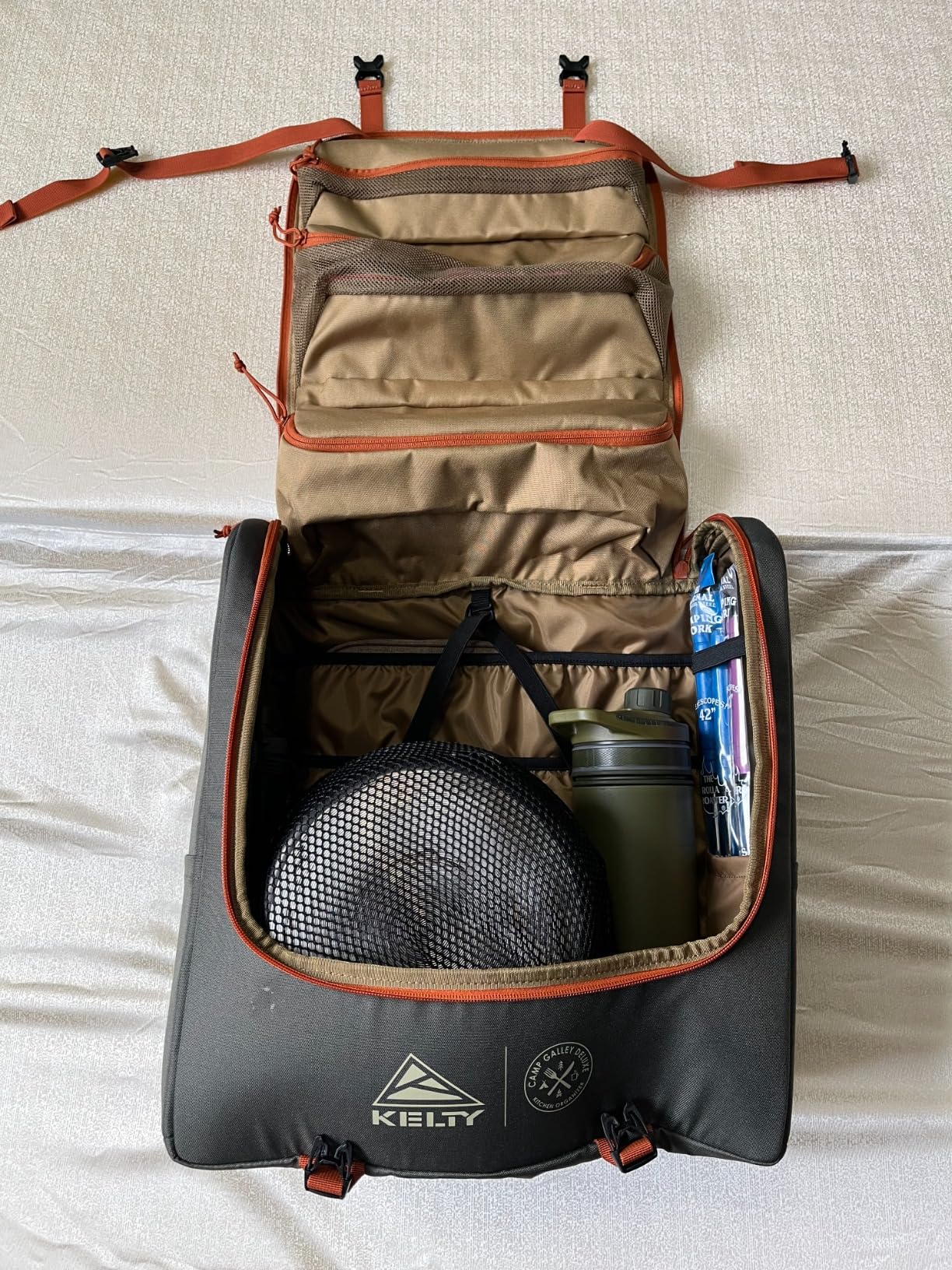 Kelty Camp Galley Deluxe - Camp Kitchen Organization Kit, Deep Pockets, Paper Towel Holder, Zippered Compartments for Outdoor Cooking Essentials customer photo 1