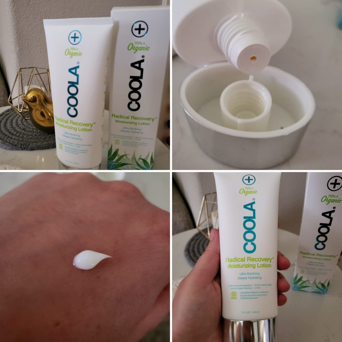 COOLA Organic Radical Recovery After Sun Body Lotion, Includes Aloe Vera, Agave and Lavender Oil for Sunburn Relief, 5 Fl Oz customer photo 1
