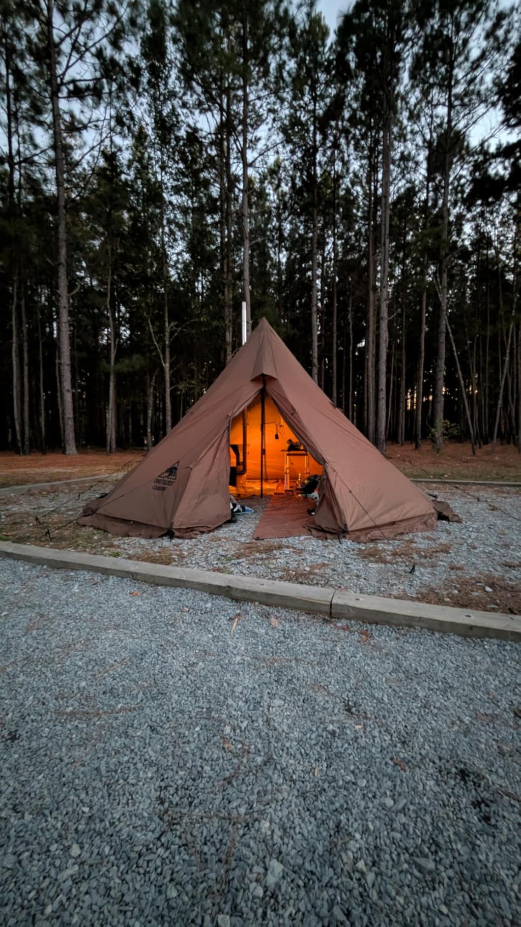 OneTigris Rock Fortress Hot Tent with Stove Jack, 4 Season, 4-6 Person Tipi for Camping, Backpacking, Hunting, Fishing - Waterproof, Wind-Proof customer photo 2
