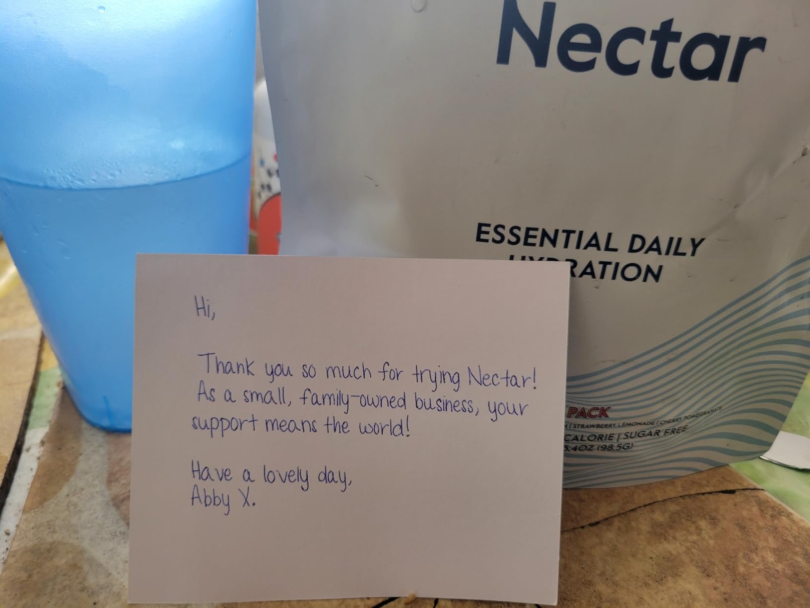 Nectar Hydration Packets - Electrolytes Powder Packets - Sugar Free & 0 Calorie - Organic Fruit Liquid Daily IV Electrolytes Powder for Dehydration Relief and Rehydration (Variety 30 Pack) customer photo 1
