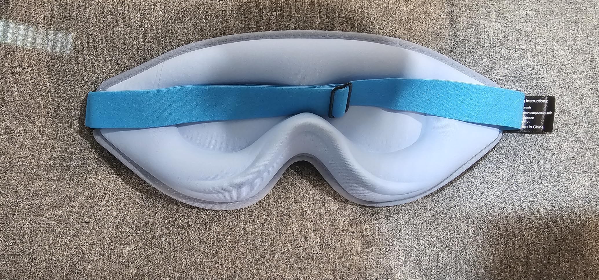 MyHalos Sleep Mask for Men and Women, 3D Blackout Eye Masks for Sleep | Sleeping Mask, Blindfold, Zero Pressure, Breathable, Side Sleepers & Eyelash Friendly, Night & Travel Eye Mask (Black) customer photo 1