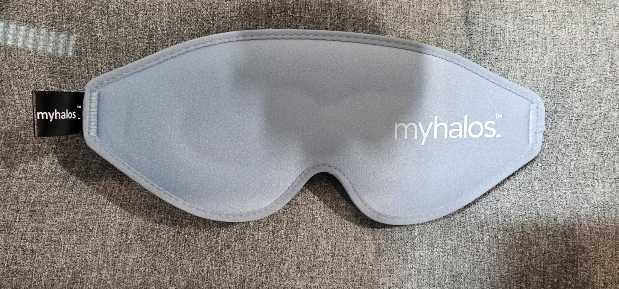 MyHalos Sleep Mask for Men and Women, 3D Blackout Eye Masks for Sleep | Sleeping Mask, Blindfold, Zero Pressure, Breathable, Side Sleepers & Eyelash Friendly, Night & Travel Eye Mask (Black) customer photo 2