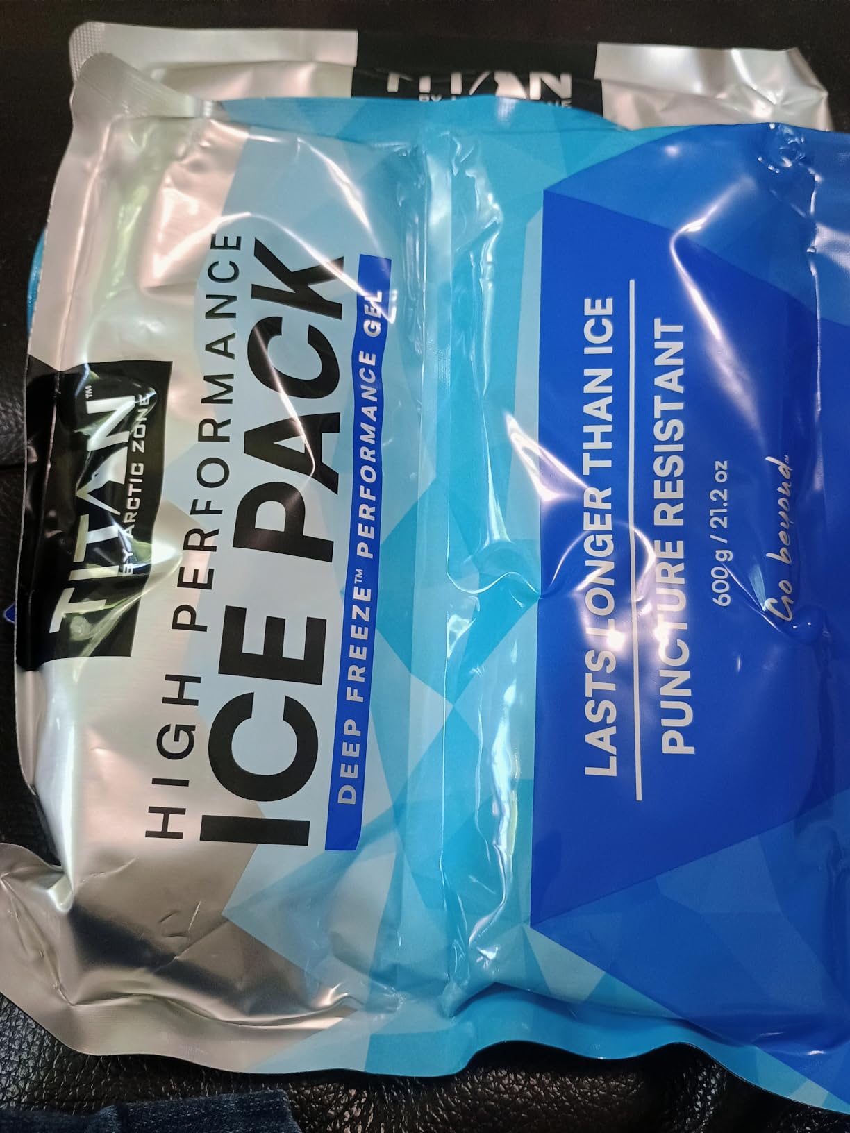 Titan Soft Gel Ice Pack, Lasts Longer Than Ice, Reusable, 2 Packs, 600g | Long lasting cold pack lasts 6 hours longer than ice; puncture-resistant, non-toxic gel; for coolers, totes & lunch bags customer photo 2